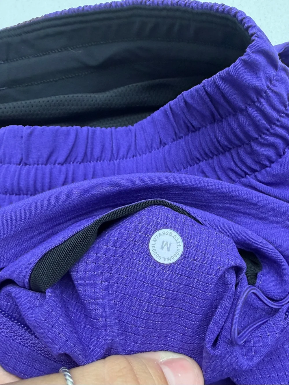 Lululemon Athletica Petrol Purple Channel Cross Swim Shorts Men's Size Medium